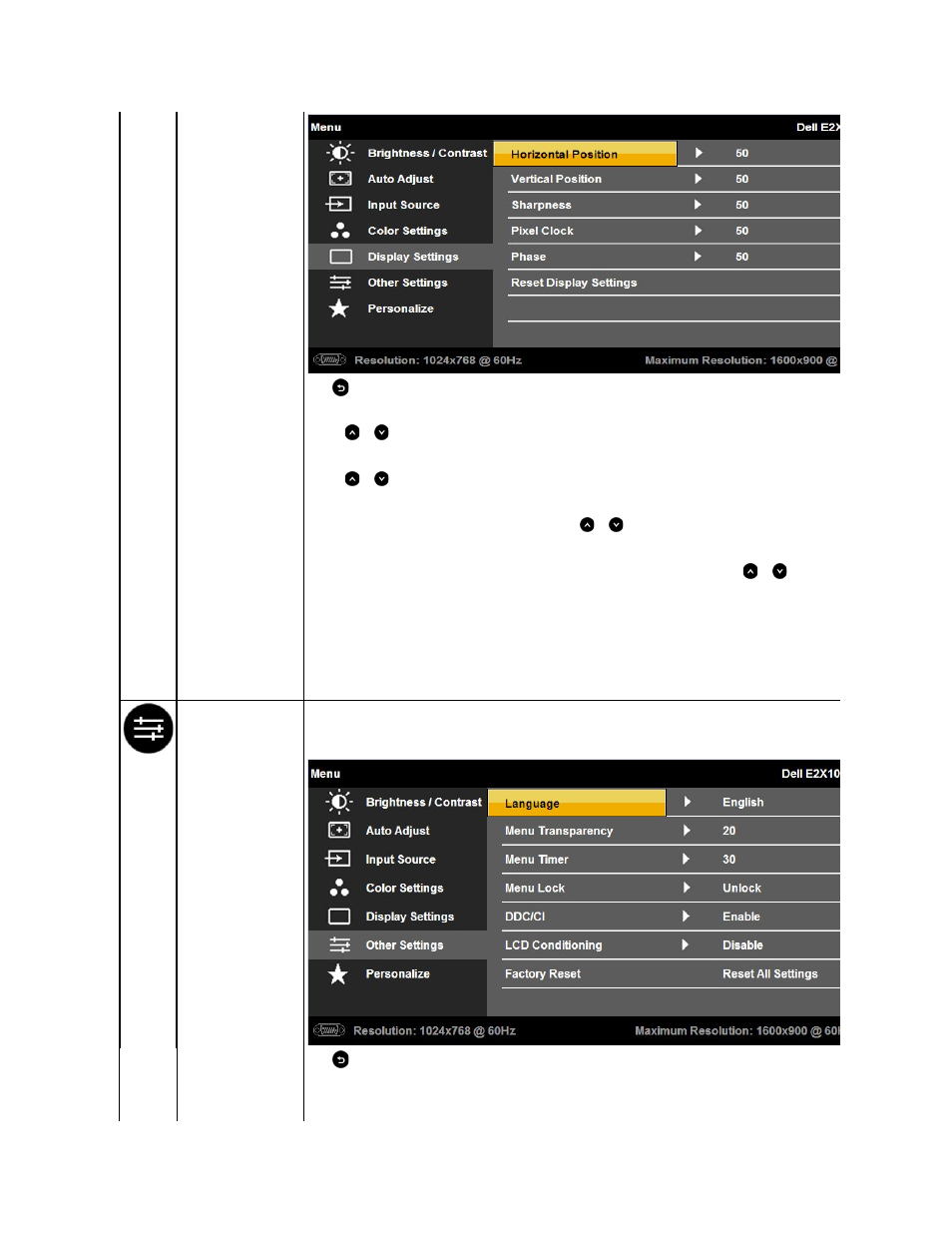 Dell E2010H Monitor User Manual | Page 18 / 30