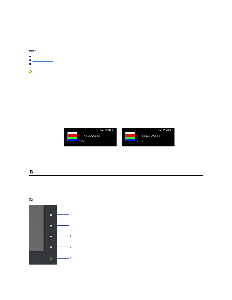 Troubleshooting, Self-test, Built-in diagnostics | Dell E2010H Monitor User Manual | Page 28 / 30