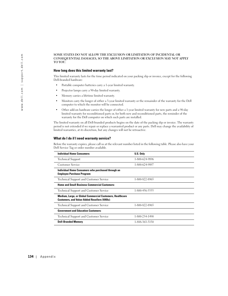 Dell Dimension 8300 User Manual | Page 134 / 146