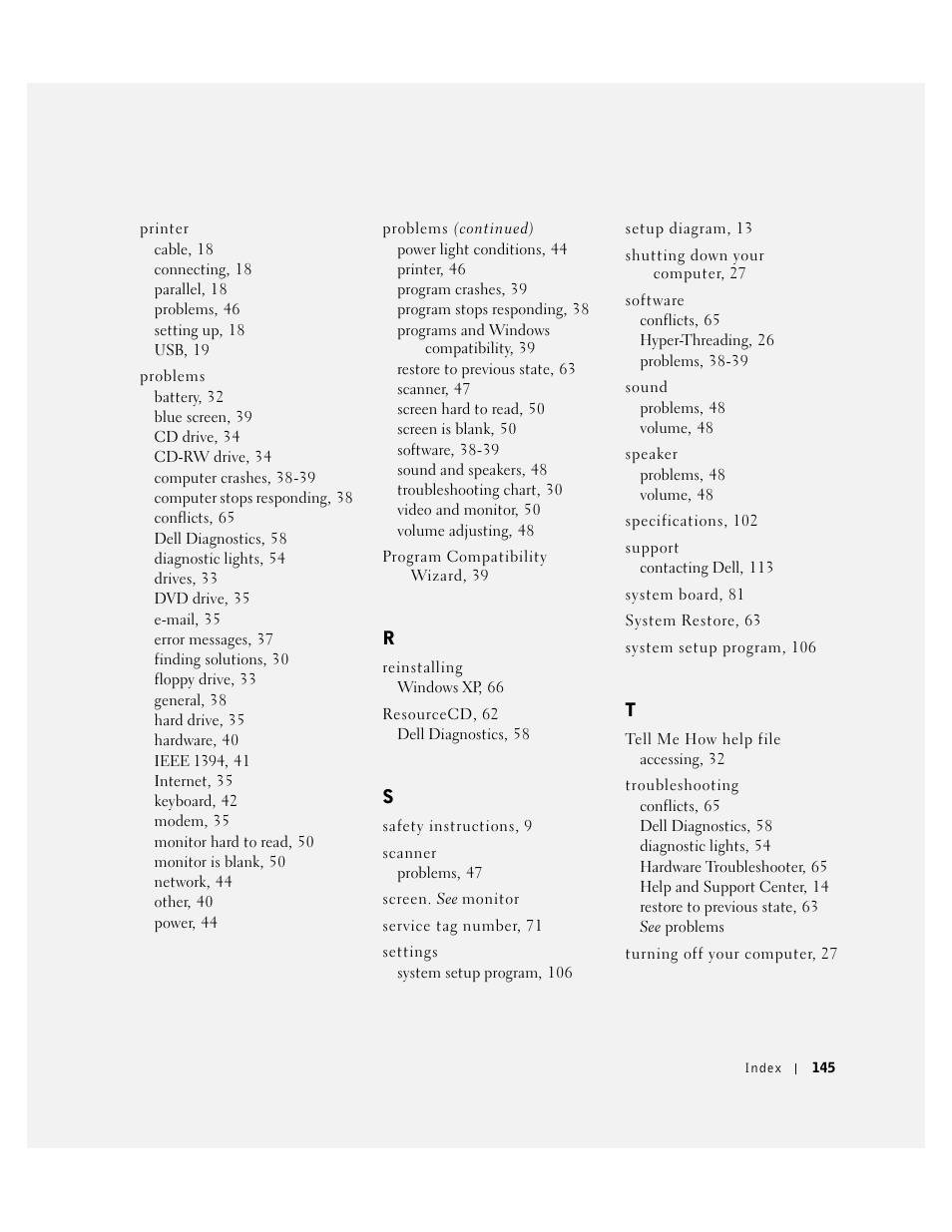 Dell Dimension 8300 User Manual | Page 145 / 146