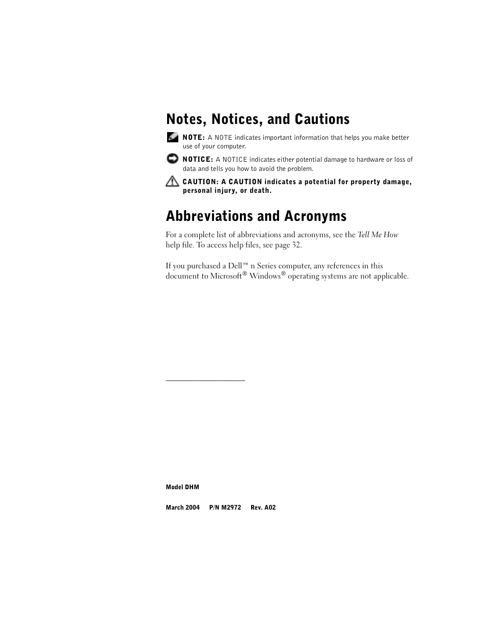 Abbreviations and acronyms | Dell Dimension 8300 User Manual | Page 2 / 146