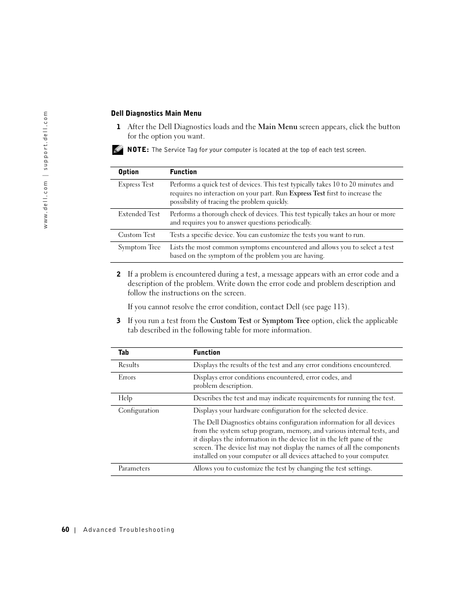 Dell Dimension 8300 User Manual | Page 60 / 146