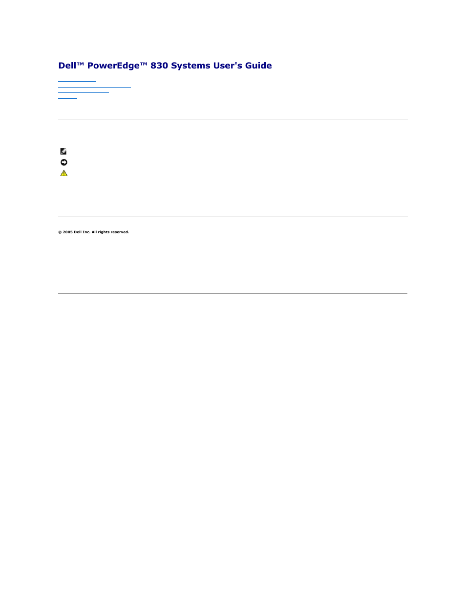 Dell PowerEdge 830 User Manual | 21 pages