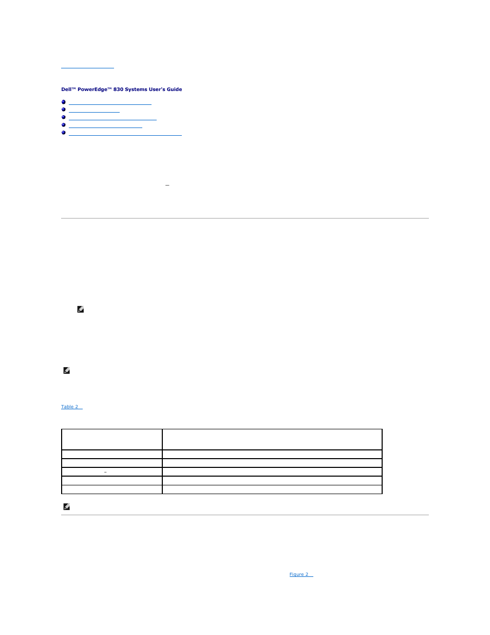 Using the system setup program, Entering the system setup program, System setup options | Responding to error messages, Main screen | Dell PowerEdge 830 User Manual | Page 9 / 21