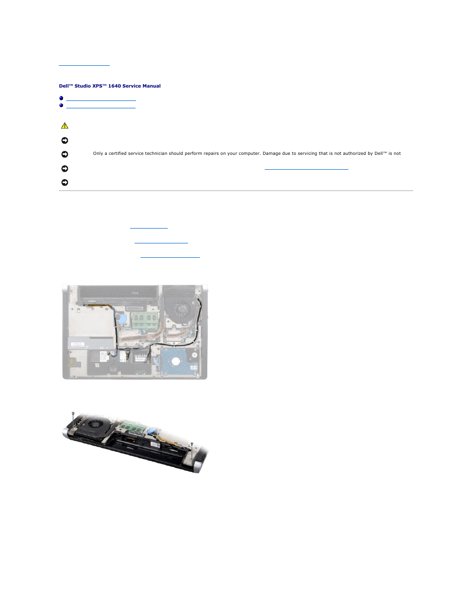 Display assembly, Removing the display assembly | Dell Studio XPS 1647 (Early 2010) User Manual | Page 19 / 47