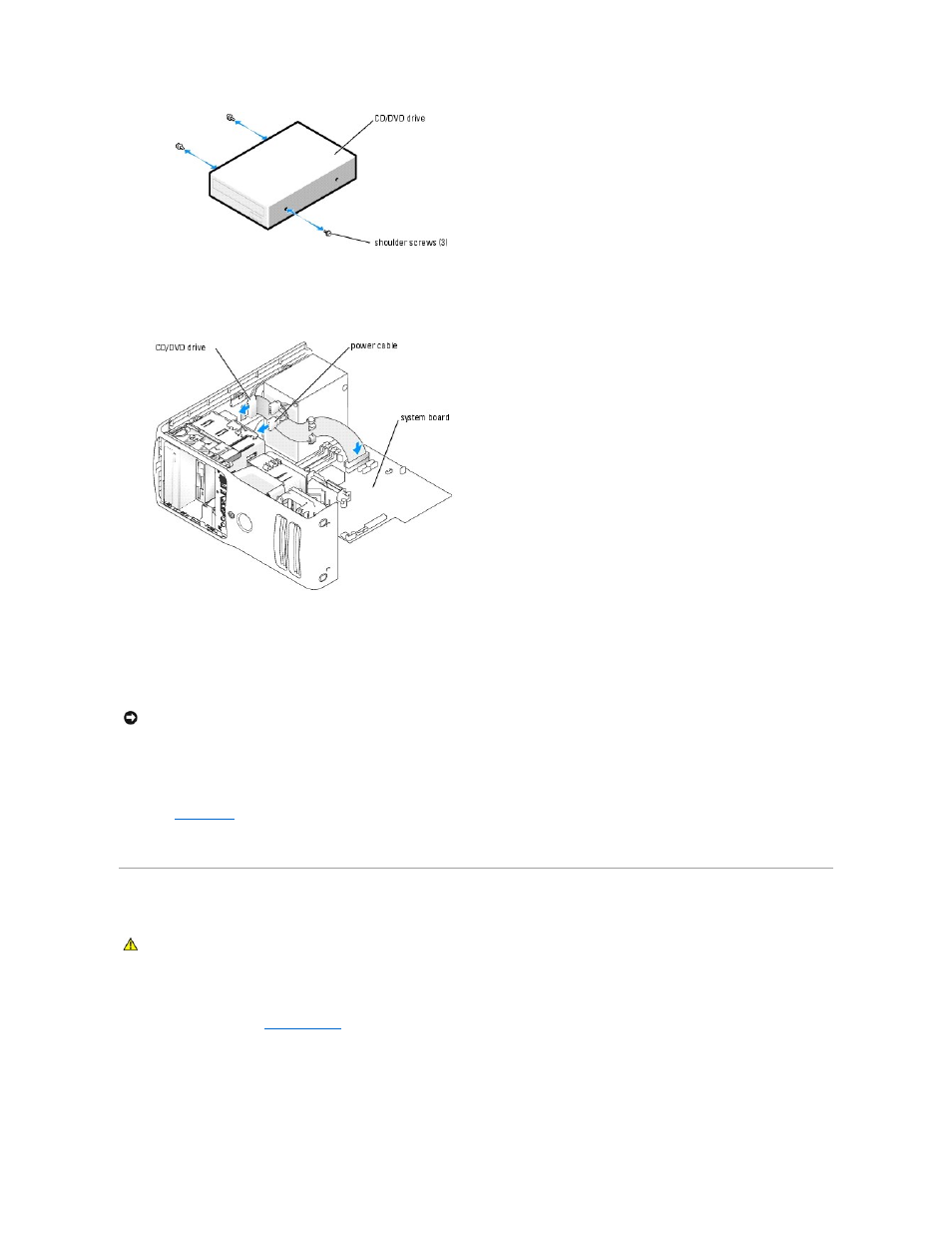 Power supply, Removing the power supply | Dell Dimension 9100 User Manual | Page 29 / 52