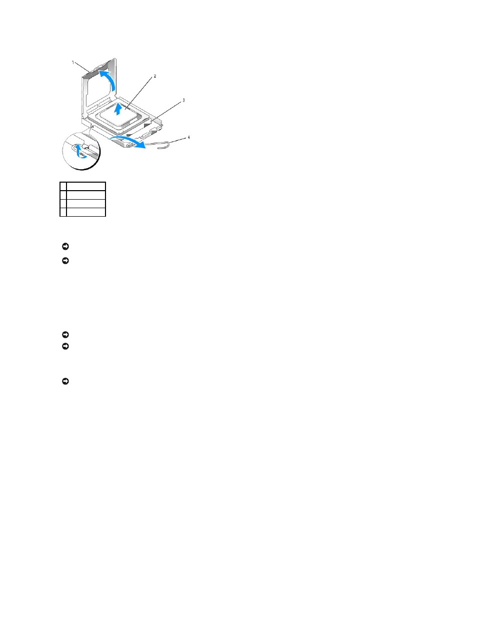 Installing the processor | Dell Dimension 9100 User Manual | Page 32 / 52