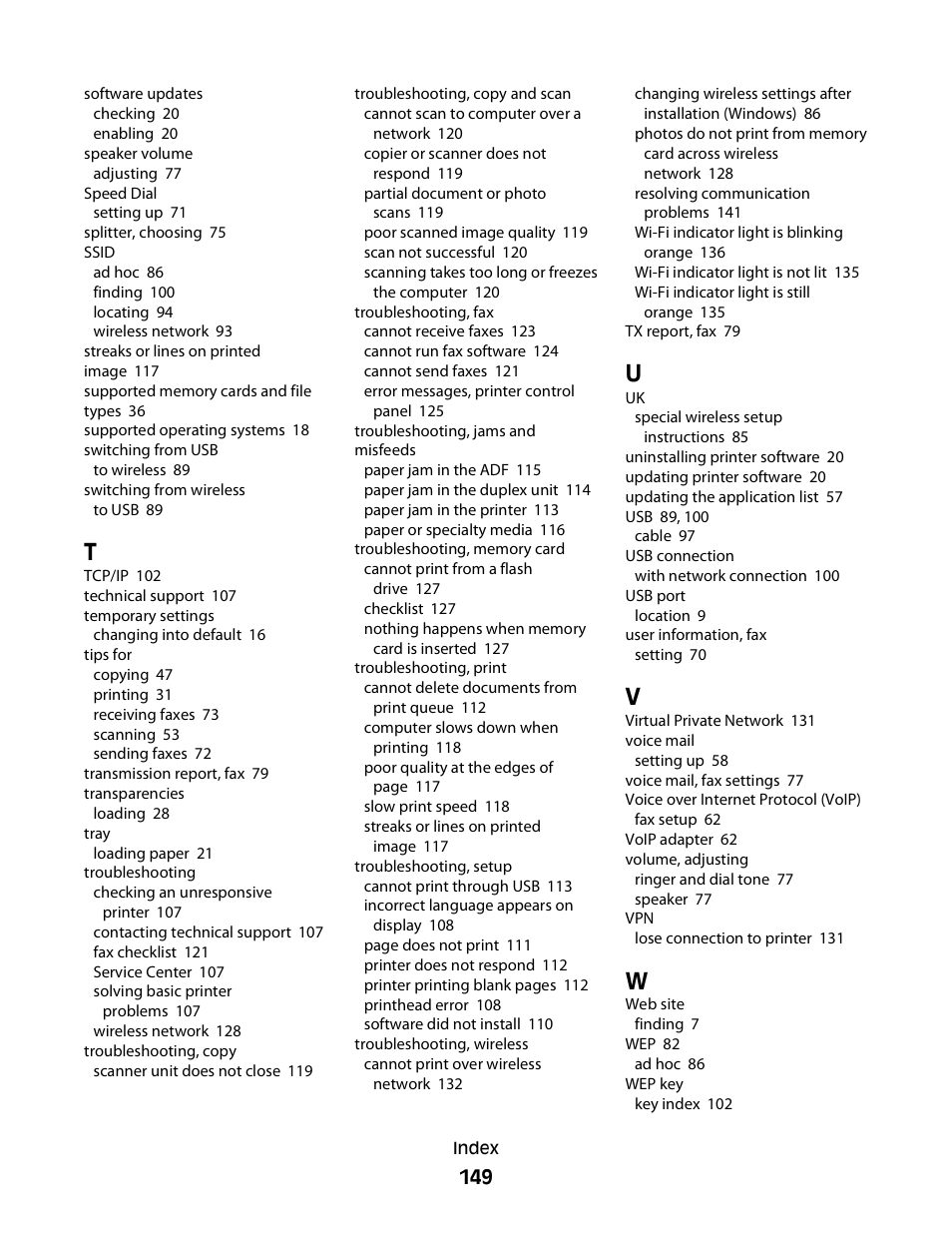 Dell V715w All In One Wireless Inkjet Printer User Manual | Page 149 / 150