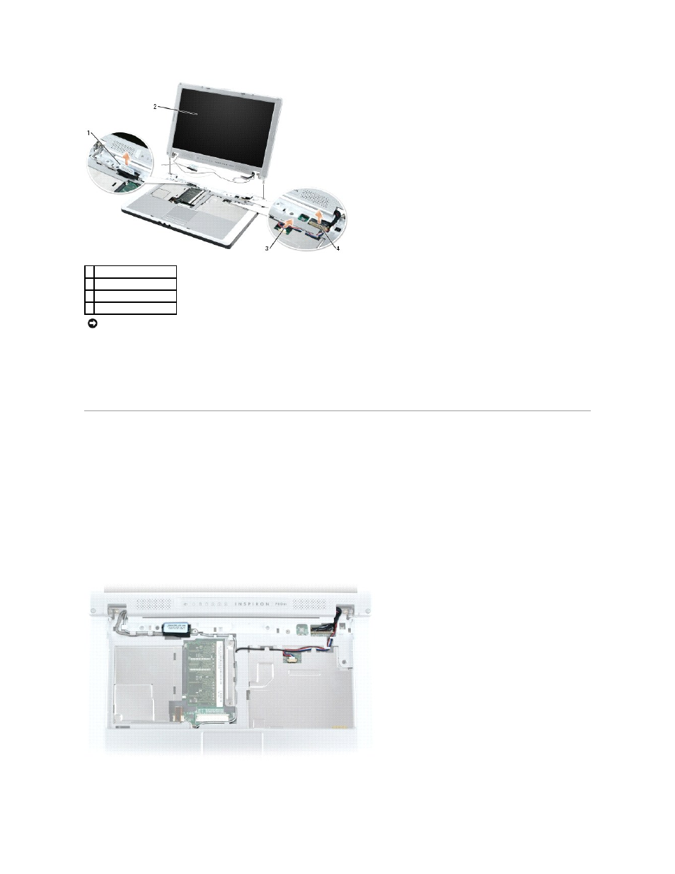 Replacing the display | Dell Inspiron 700M User Manual | Page 11 / 39