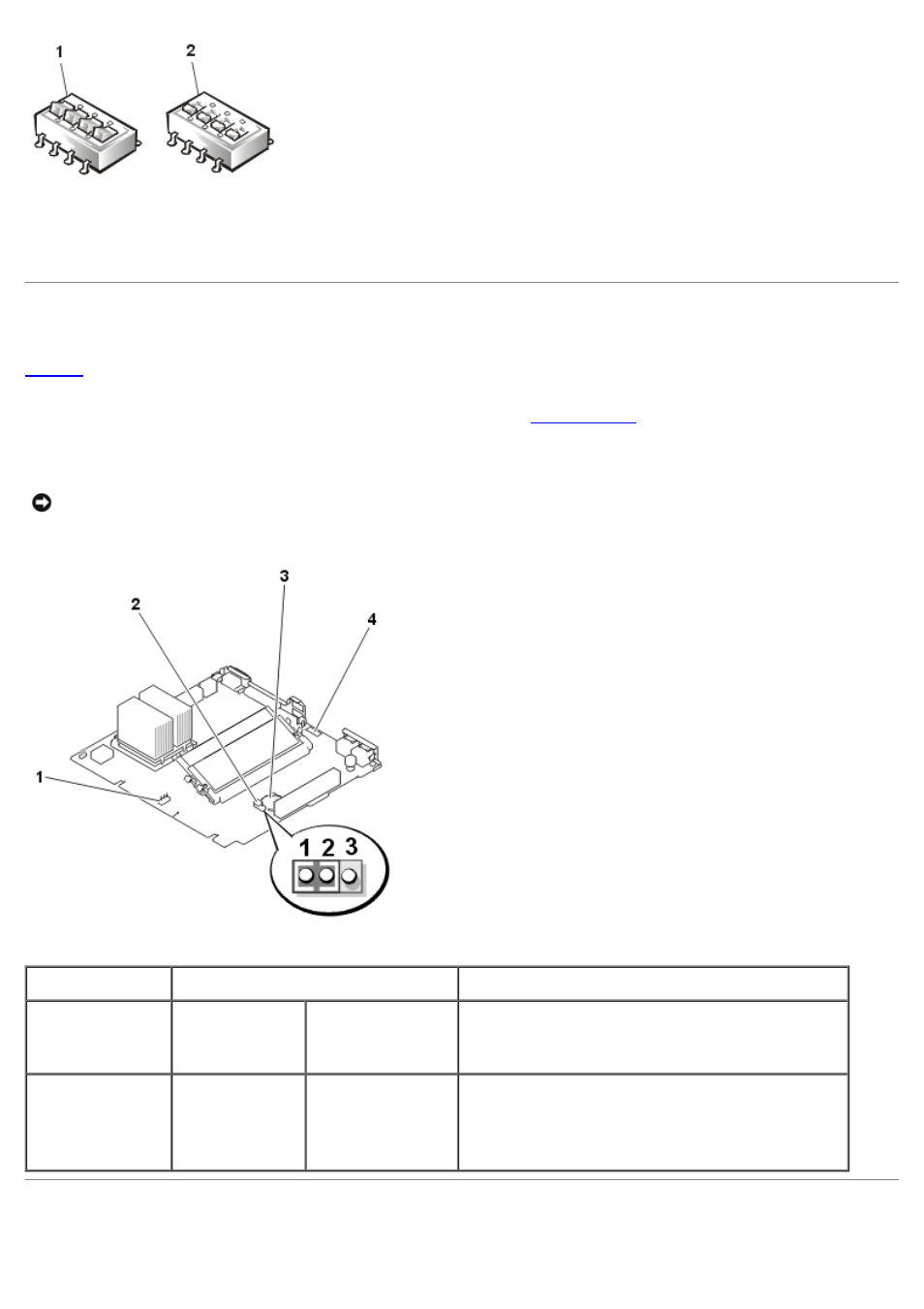 System board jumpers, System board features | Dell PowerVault 715N (Rackmount NAS Appliance) User Manual | Page 34 / 44