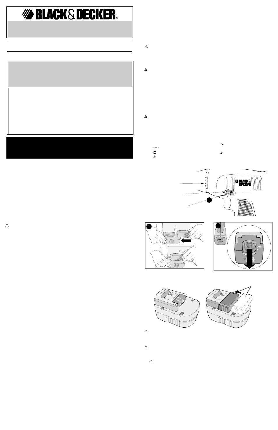 Black & Decker 617623-00 User Manual | 6 pages