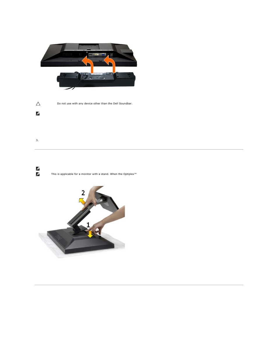 Removing the stand, Wall mounting (optional) | Dell P2210 Monitor User Manual | Page 27 / 32