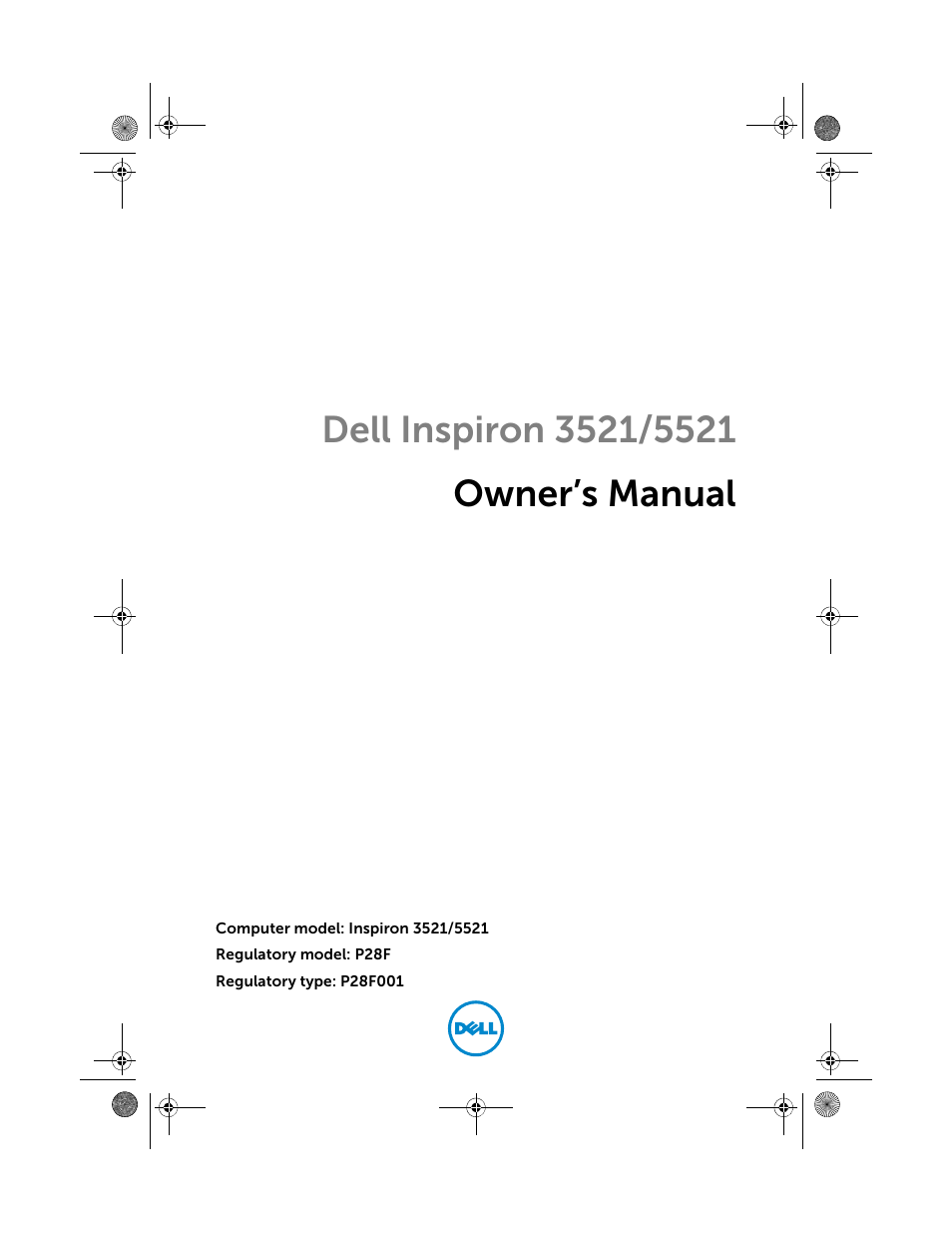 Dell Inspiron 15 (3521, Late 2012) User Manual | 94 pages