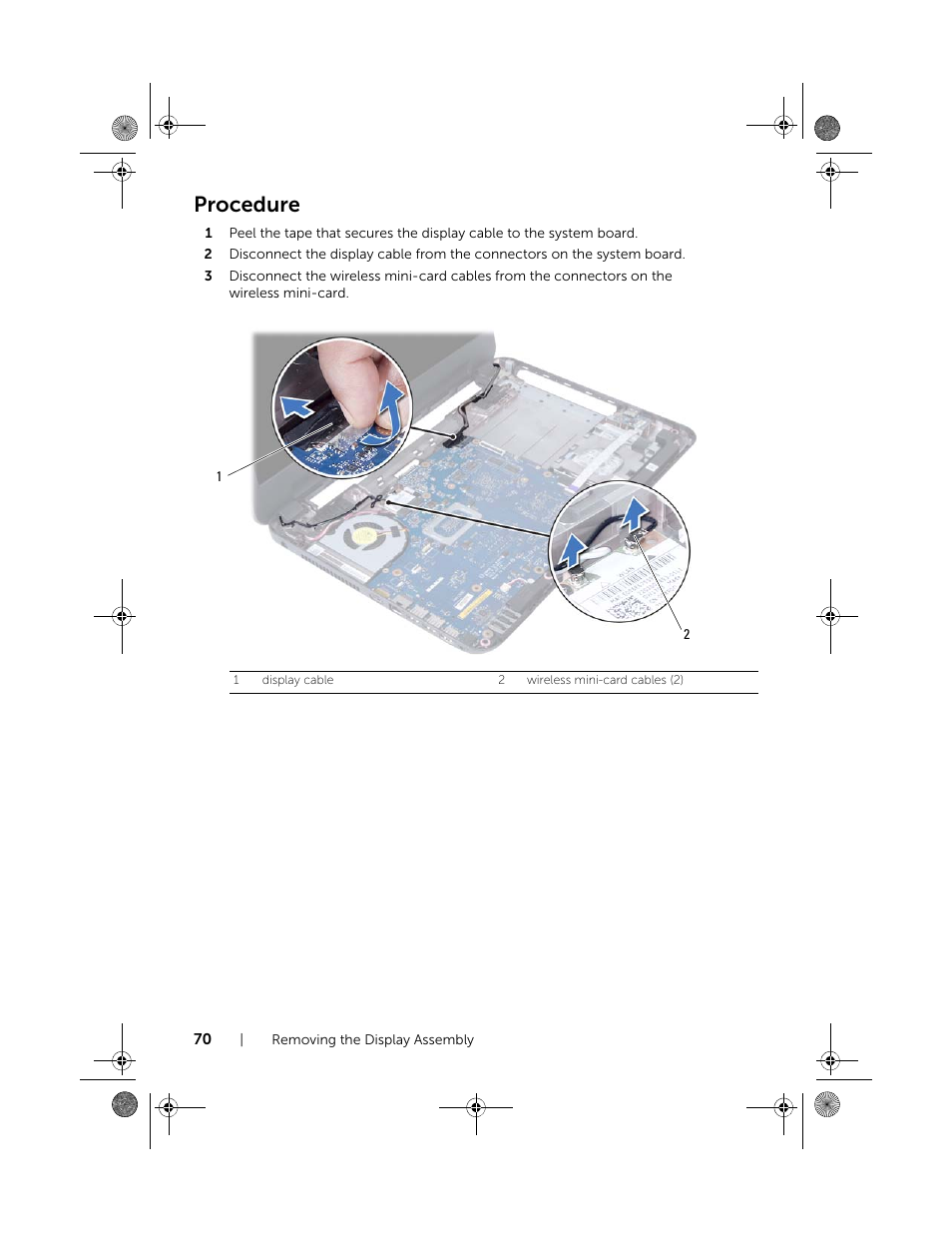 Procedure | Dell Inspiron 15 (3521, Late 2012) User Manual | Page 70 / 94