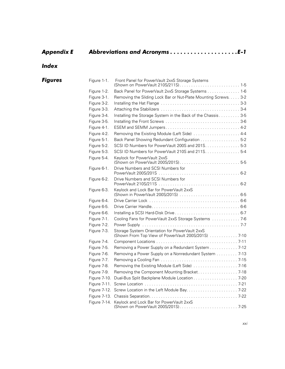 Dell PowerVault 211S (SCSI) User Manual | Page 7 / 148