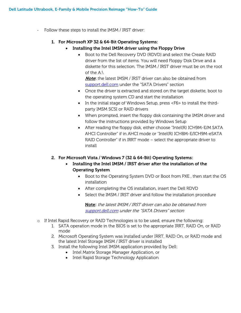 Dell Latitude E6530 (Mid 2012) User Manual | Page 16 / 46