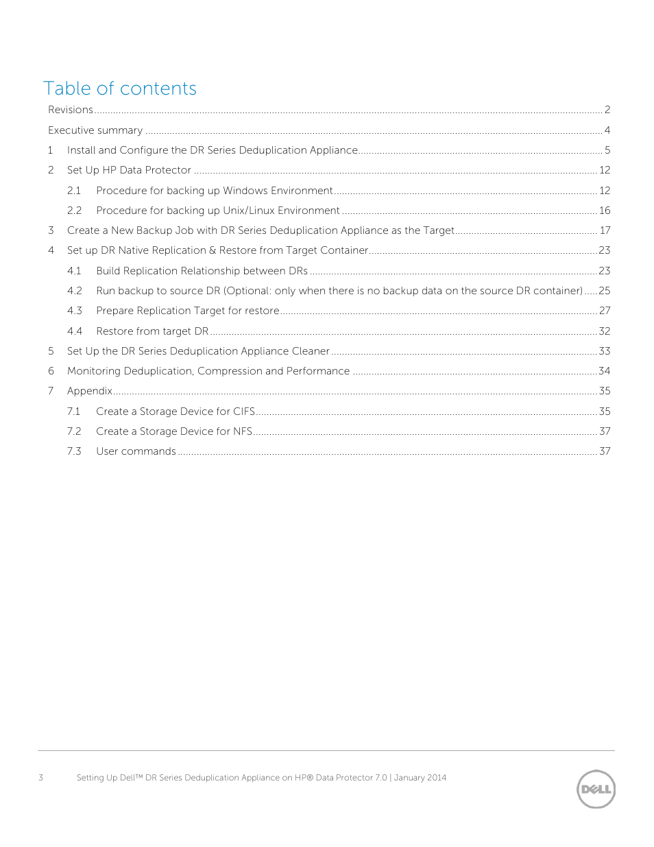 Dell PowerVault DR6000 User Manual | Page 3 / 37