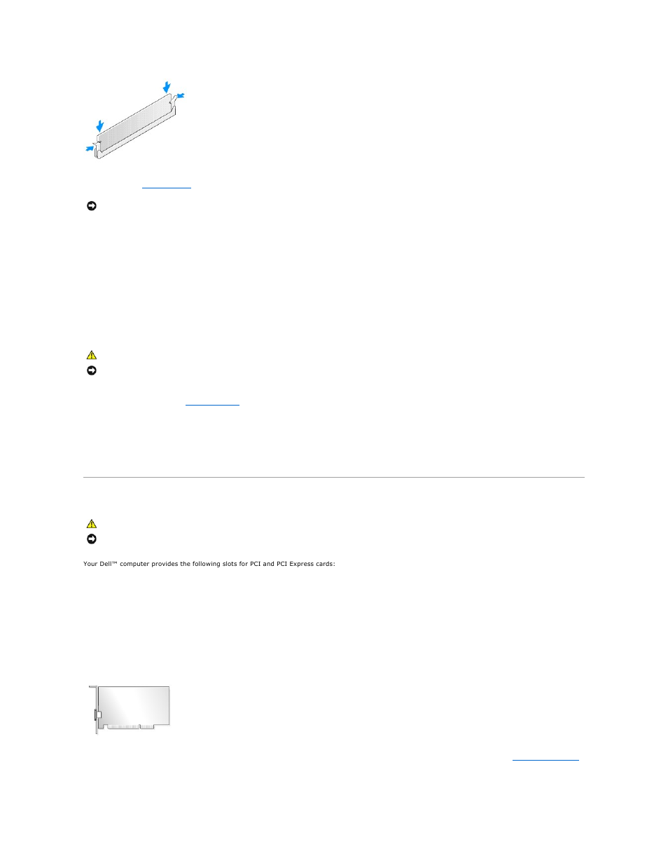 Cards, Pci cards | Dell Dimension 5000 User Manual | Page 16 / 55