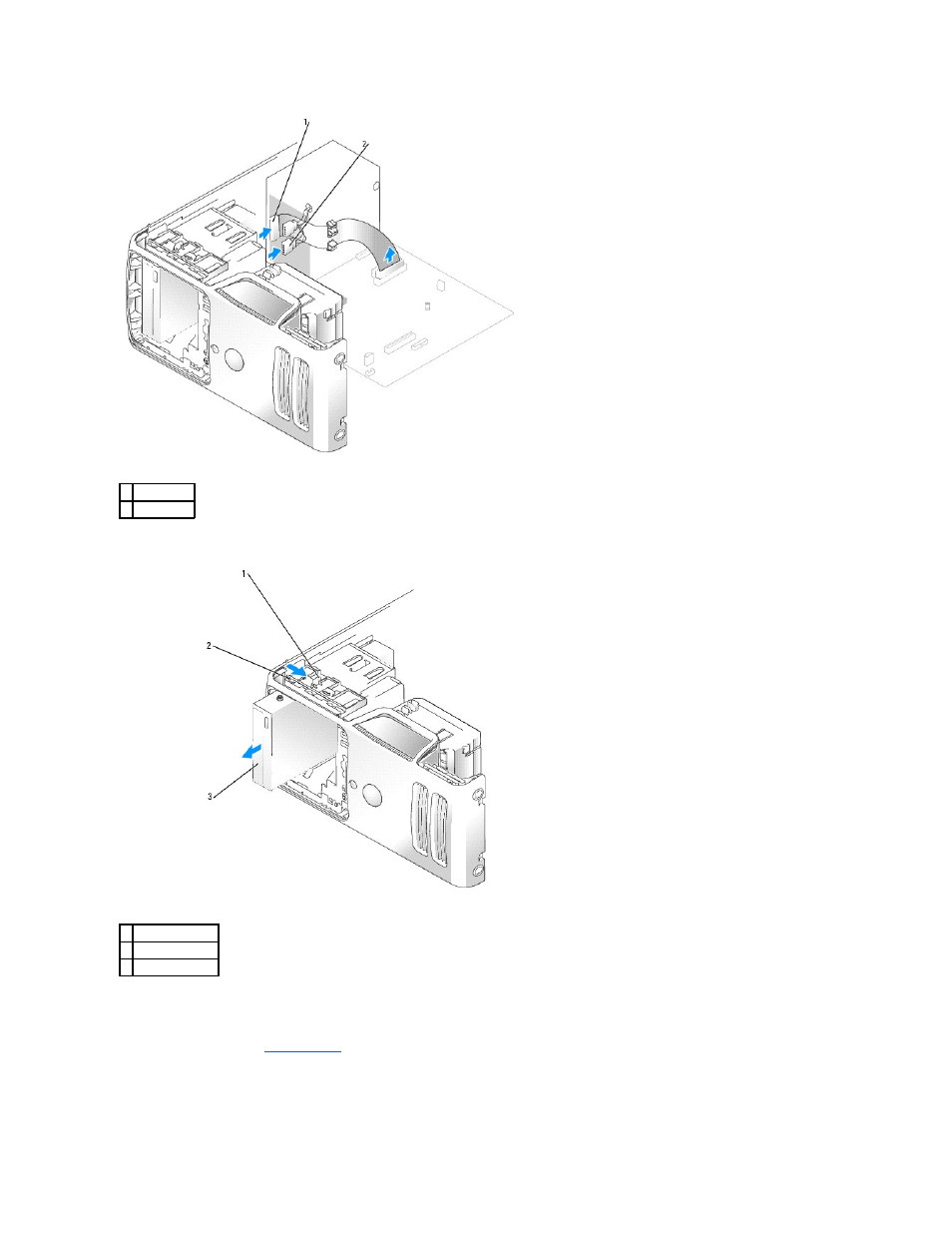 Installing a cd/dvd drive | Dell Dimension 5000 User Manual | Page 34 / 55
