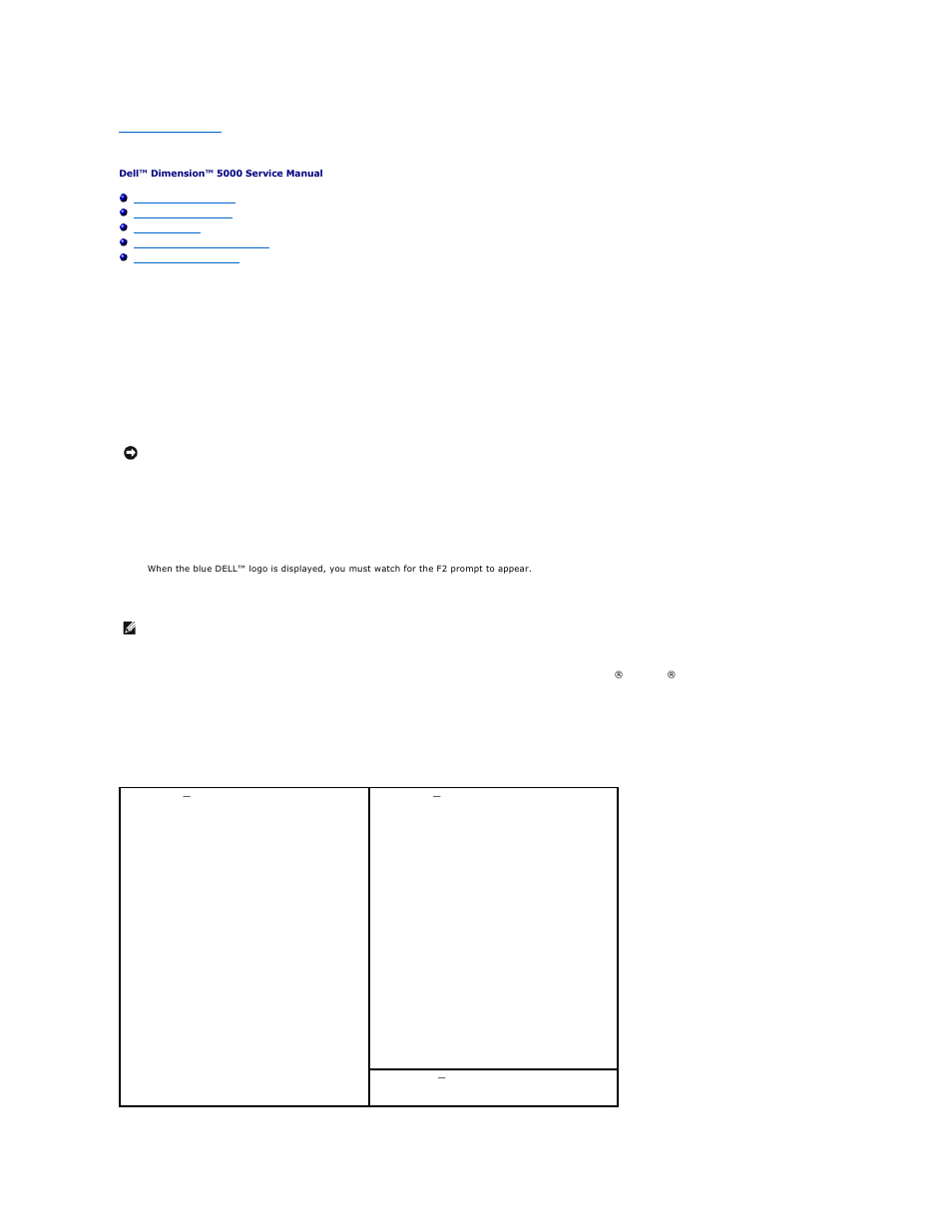 System setup, Overview, Entering system setup | Dell Dimension 5000 User Manual | Page 46 / 55