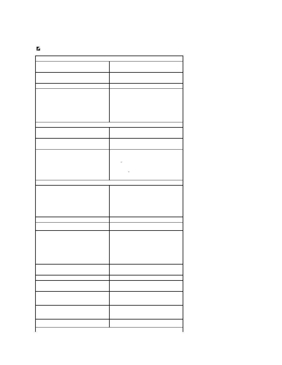 System setup options | Dell Dimension 5000 User Manual | Page 47 / 55