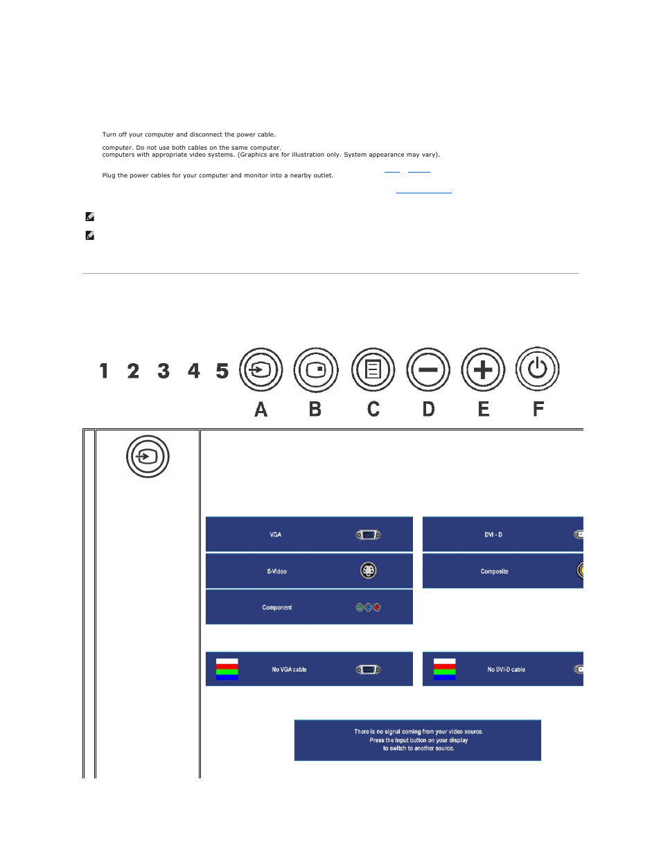 Using the front panel buttons | Dell 2407WFP Monitor User Manual | Page 33 / 51