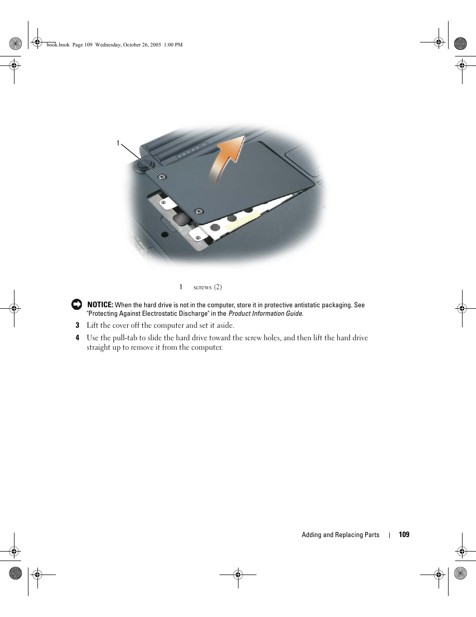 Dell XPS M140 (MXC051, Late 2005) User Manual | Page 109 / 180
