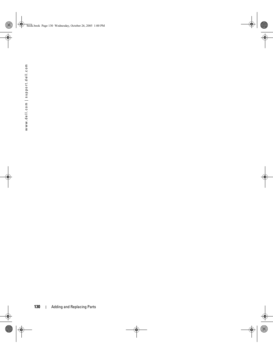Dell XPS M140 (MXC051, Late 2005) User Manual | Page 130 / 180