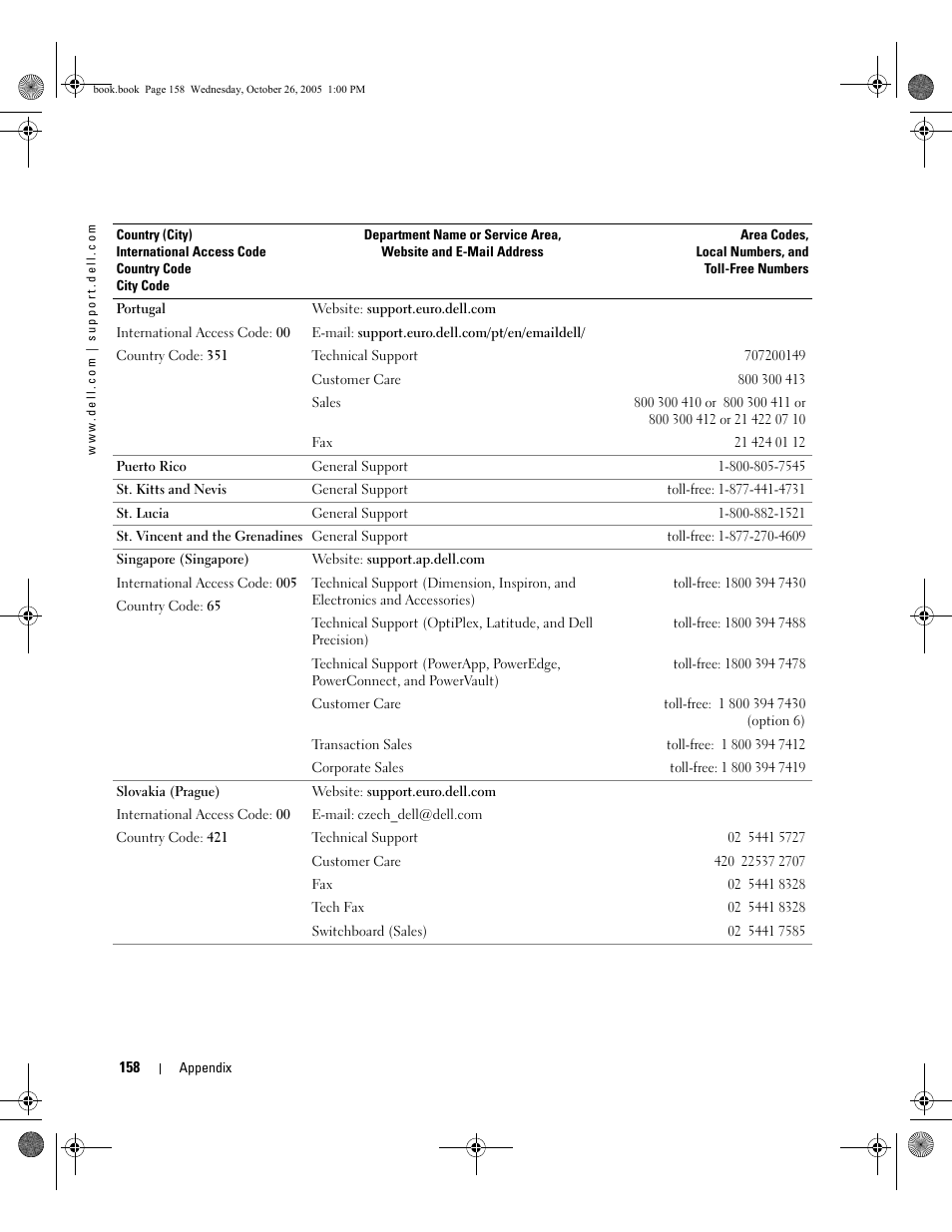 Dell XPS M140 (MXC051, Late 2005) User Manual | Page 158 / 180