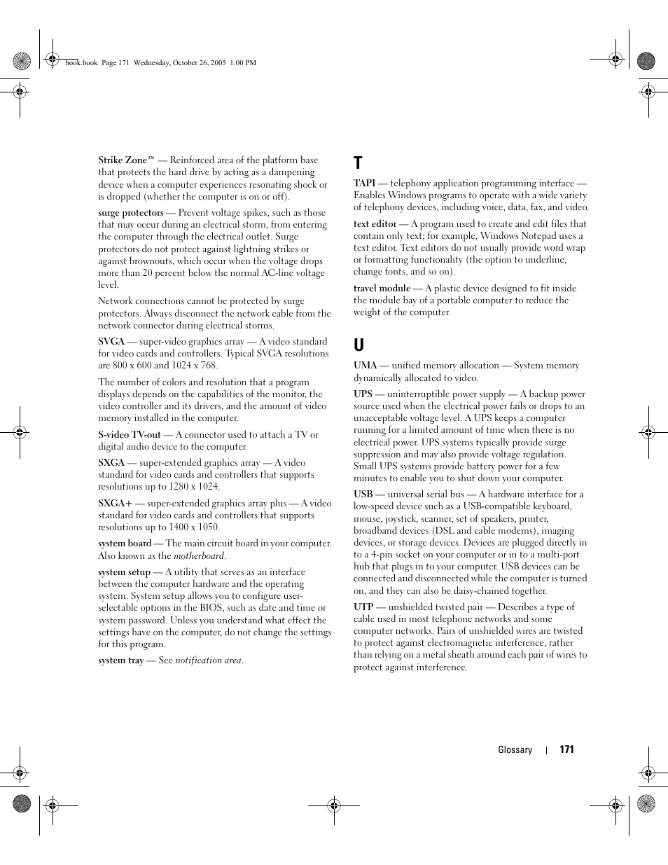 Dell XPS M140 (MXC051, Late 2005) User Manual | Page 171 / 180