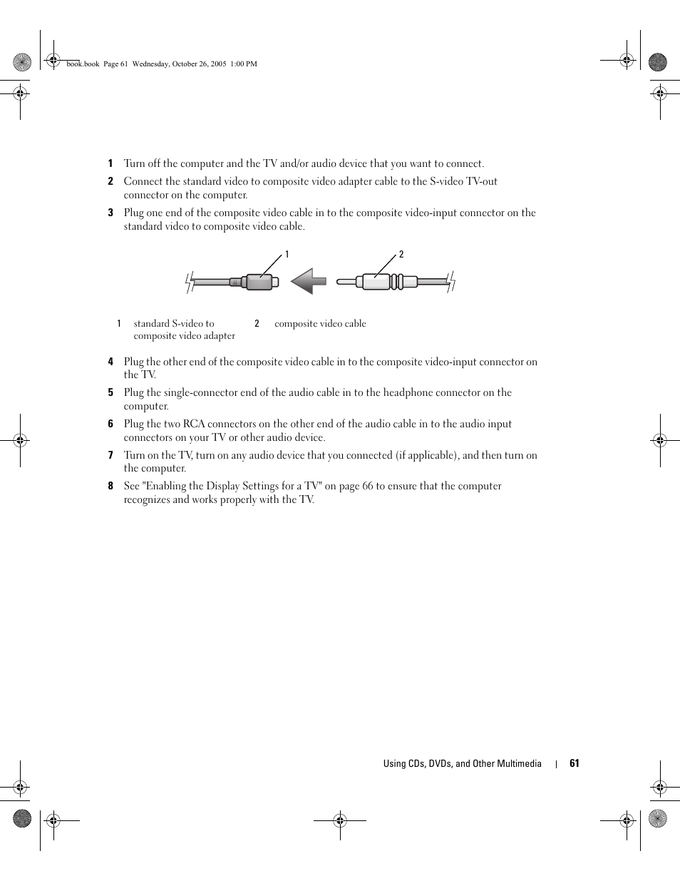 Dell XPS M140 (MXC051, Late 2005) User Manual | Page 61 / 180
