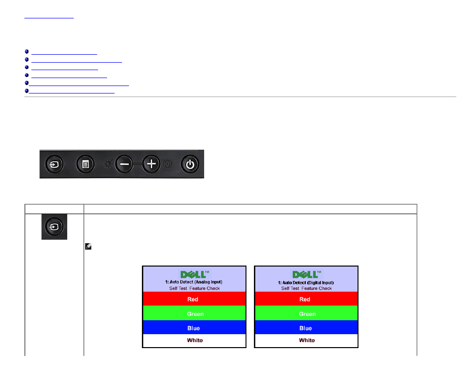 Operating the monitor, Using the front panel controls | Dell 1908FP Monitor User Manual | Page 15 / 32