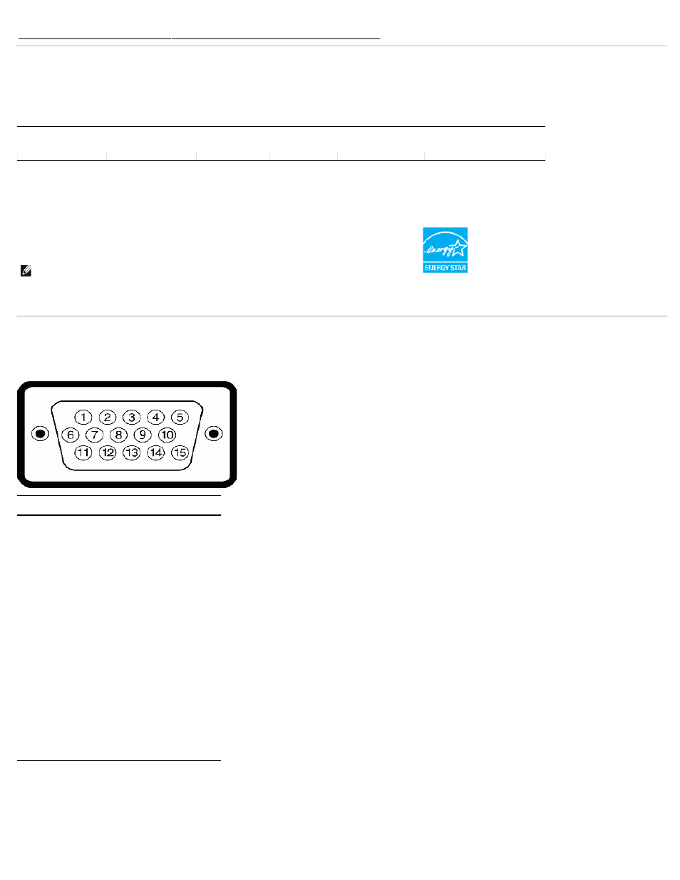 Power management modes, Pin assignments | Dell 1908FP Monitor User Manual | Page 8 / 32