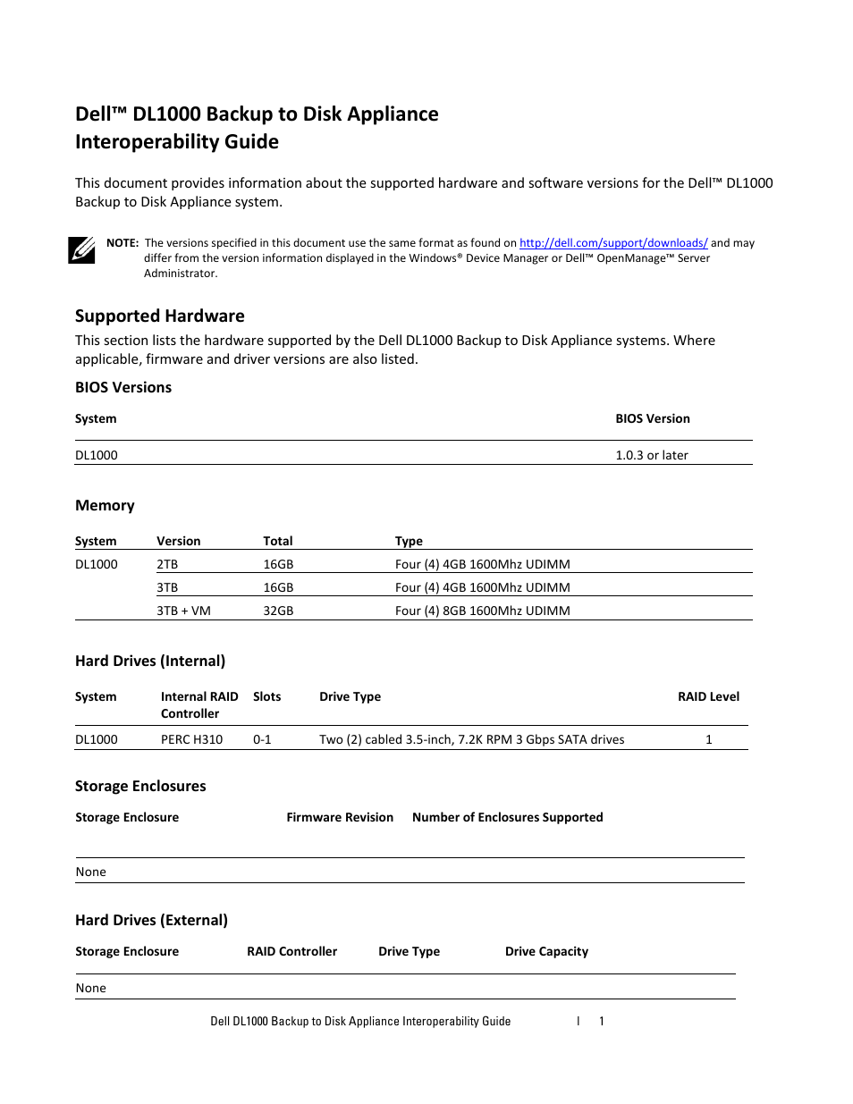 Dell DL1000 User Manual | 3 pages