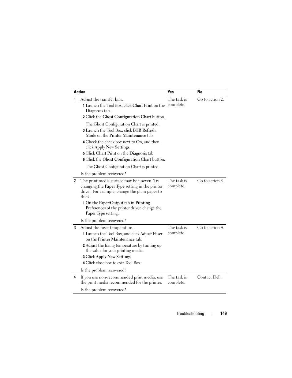 Dell 1250c Color Laser Printer User Manual | Page 151 / 174