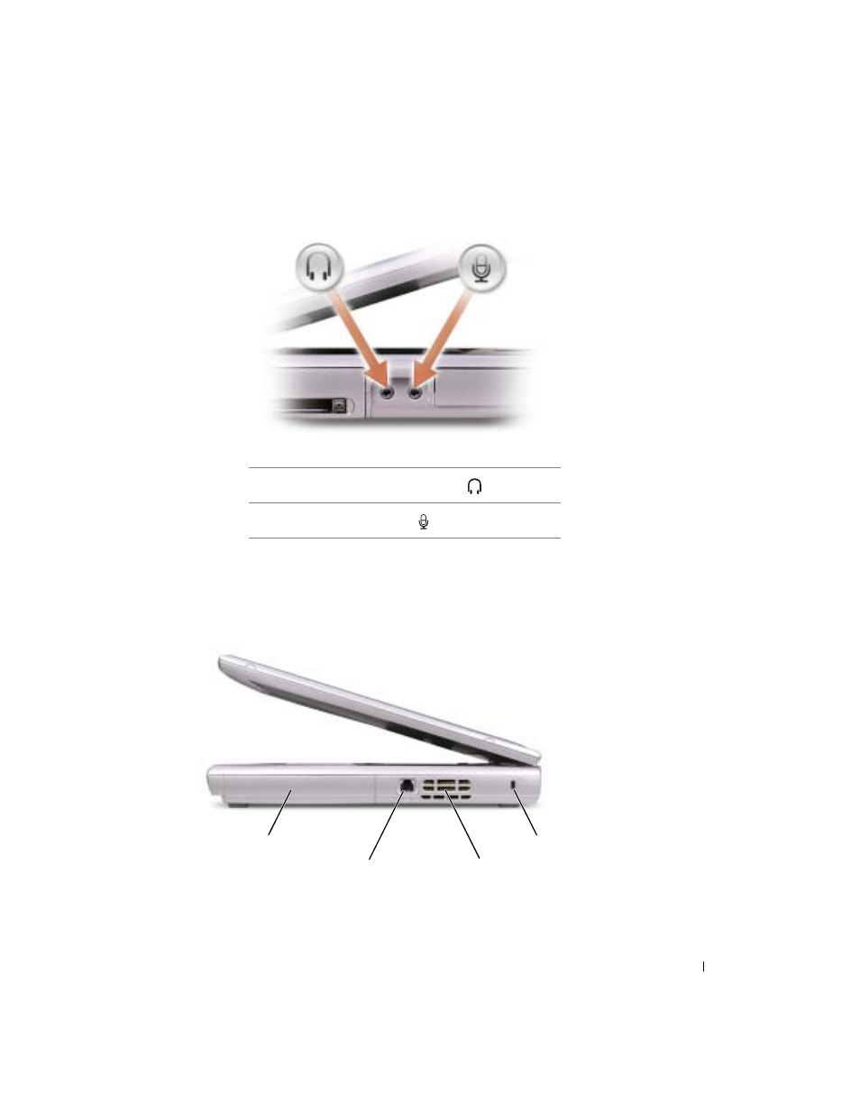 Right side view | Dell Latitude 100L User Manual | Page 23 / 142