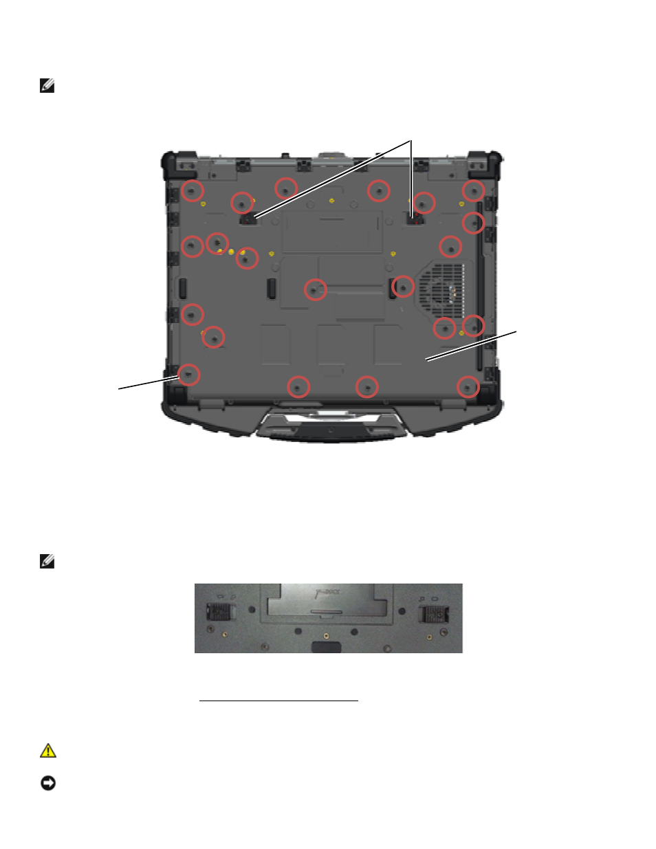 2 replacing the bottom access panel, 5 wlan/wimax card, Eplacing the | Ottom, Ccess, Anel, Wlan/wimax card | Dell Latitude E6400 XFR (Mid 2008) User Manual | Page 23 / 73