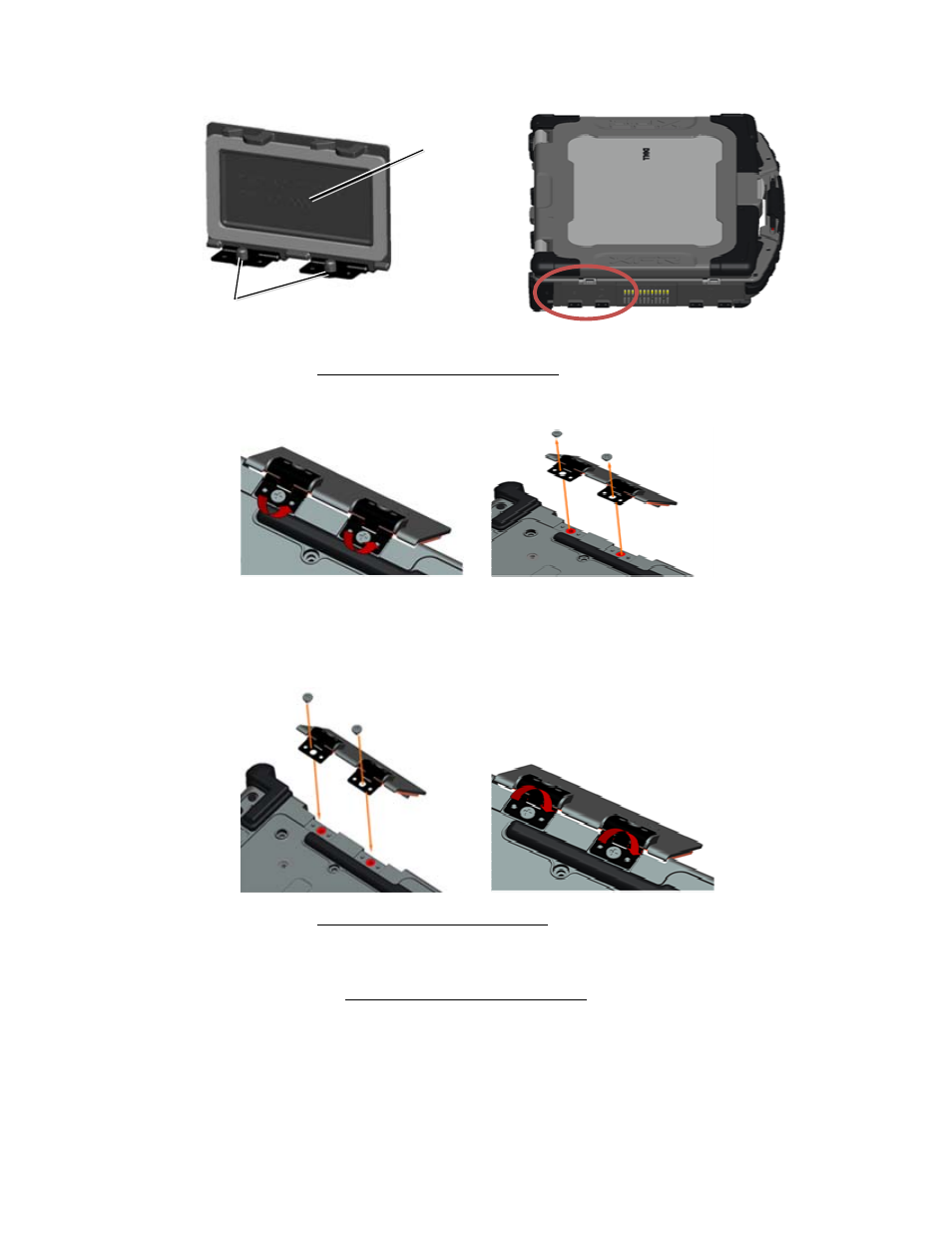 14 replacing the vga door, 15 removing the vga panel cover, Eplacing the | Emoving the, Anel, Over, Removing the vga panel cover) | Dell Latitude E6400 XFR (Mid 2008) User Manual | Page 70 / 73