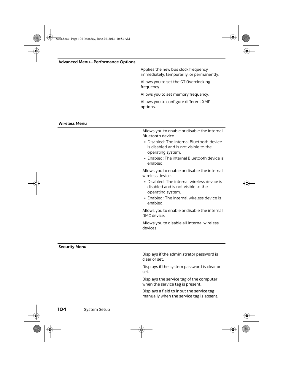 Dell Alienware 14 (Mid 2013) User Manual | Page 104 / 109