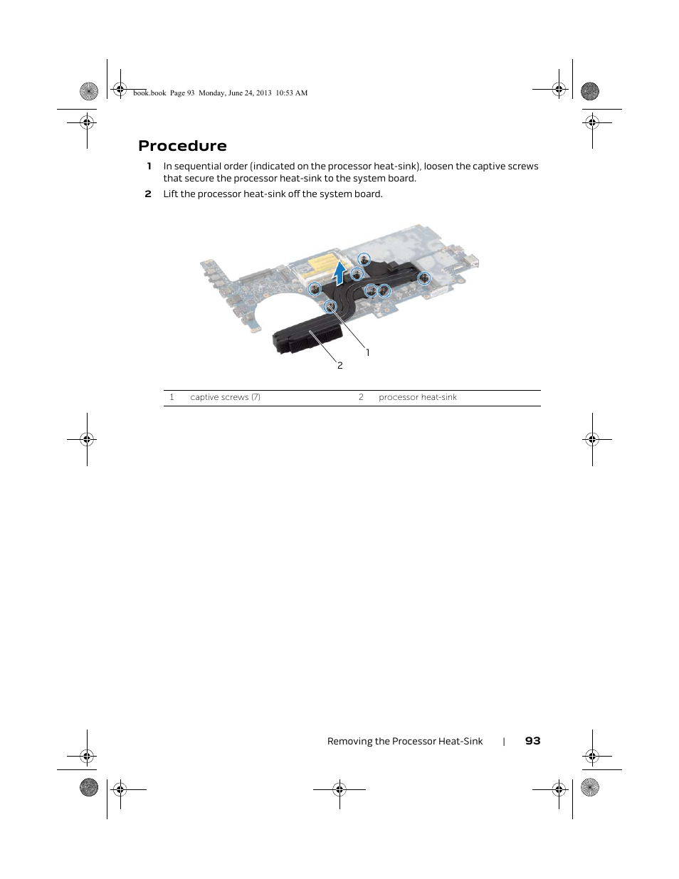 Procedure | Dell Alienware 14 (Mid 2013) User Manual | Page 93 / 109