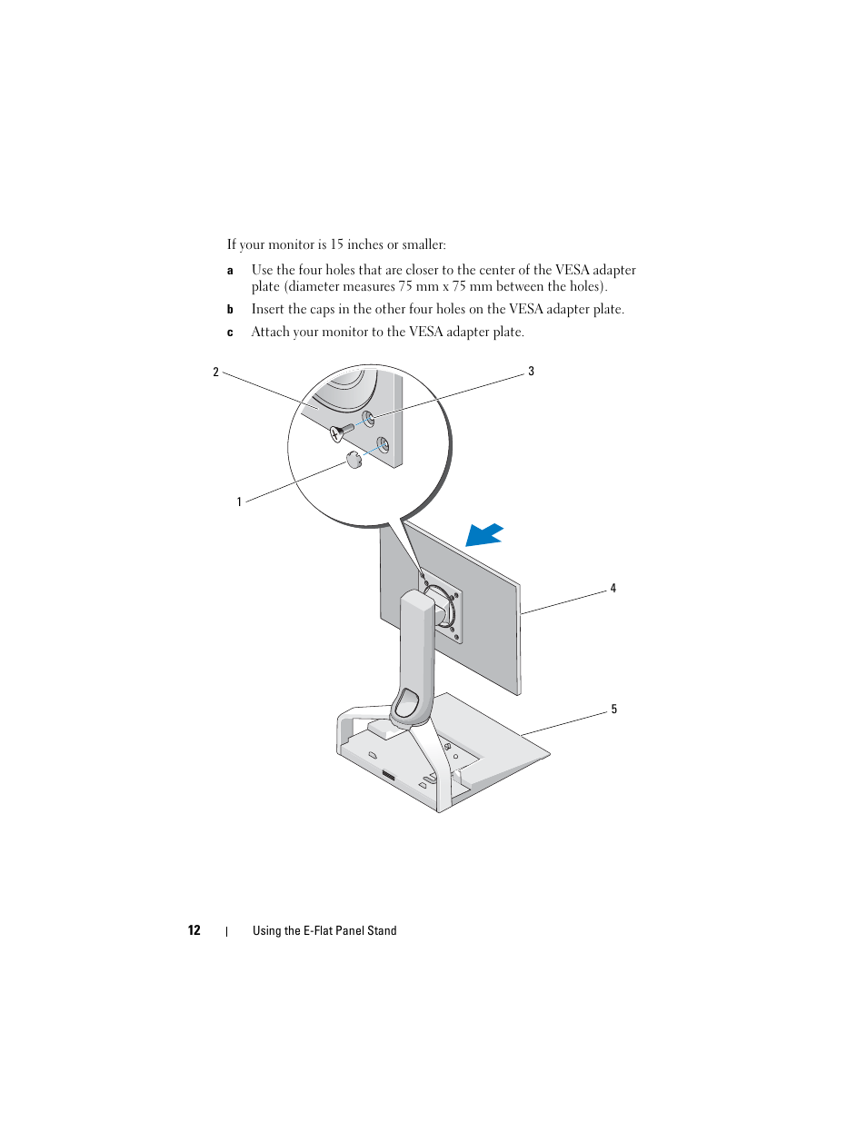 Dell E-Flat Panel Stand User Manual | Page 12 / 22