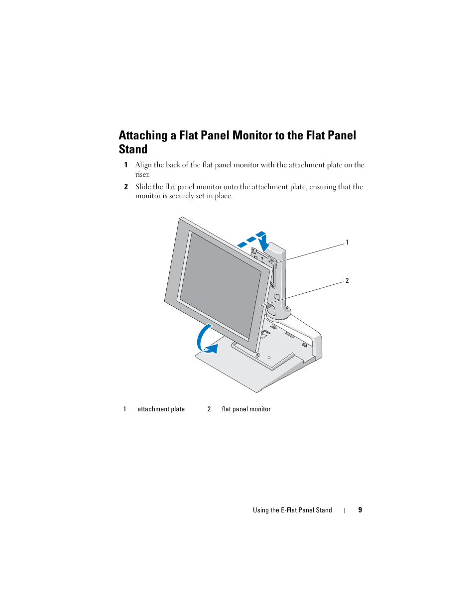 Dell E-Flat Panel Stand User Manual | Page 9 / 22