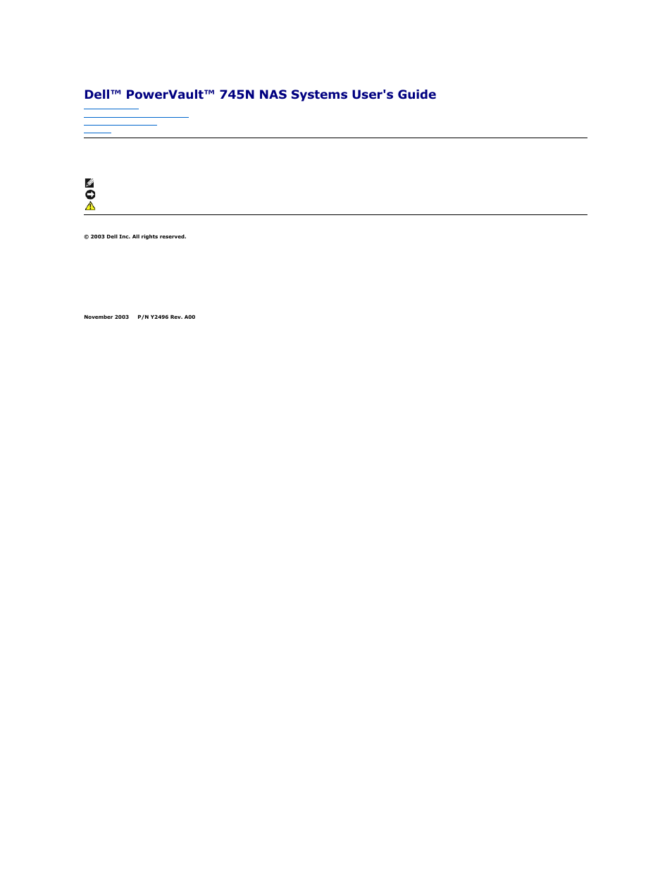 Dell PowerVault 745N User Manual | 28 pages