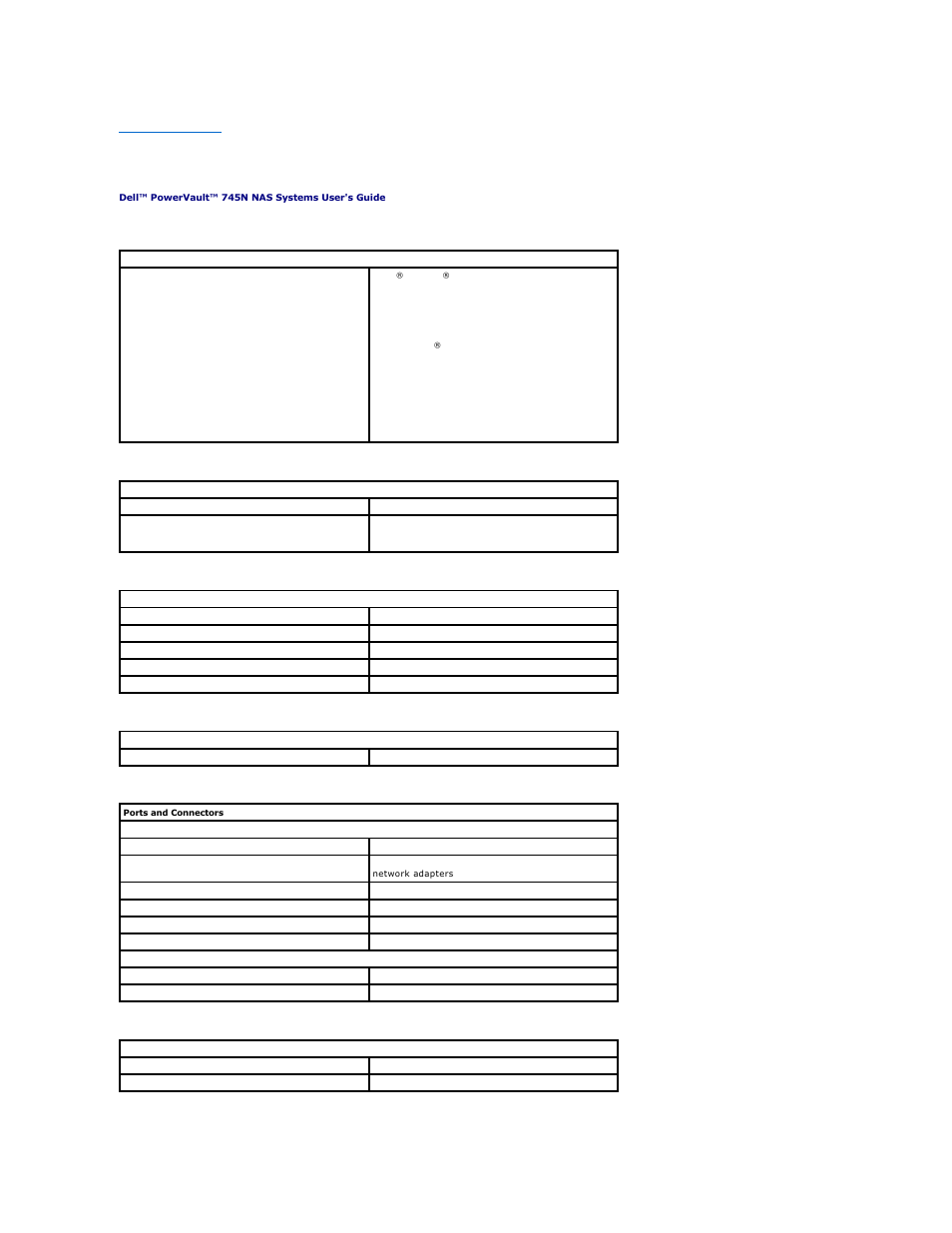 Technical specifications | Dell PowerVault 745N User Manual | Page 14 / 28