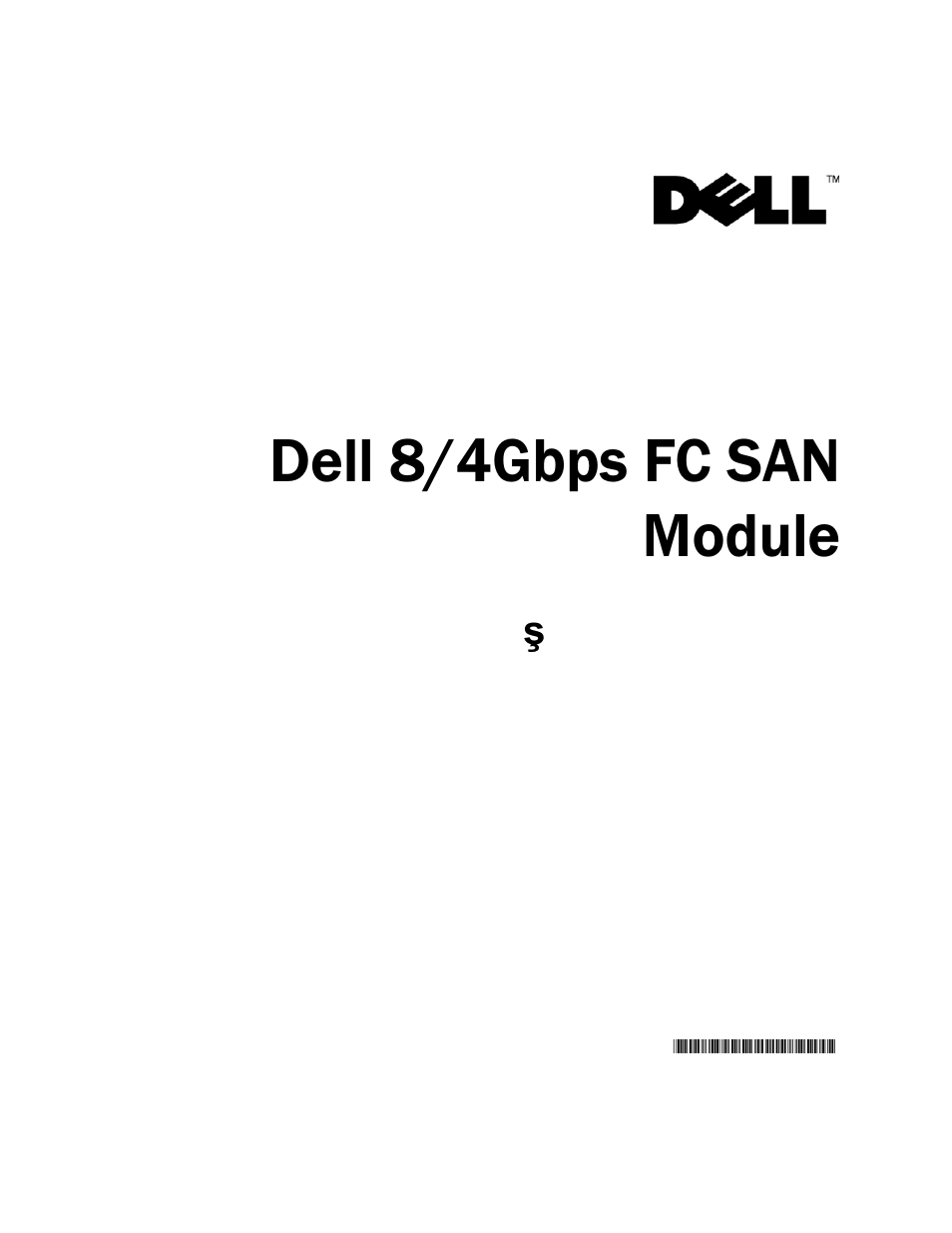 Dell 8/4gbps fc san module, Ba ş langıç kılavuzu | Dell POWEREDGE M1000E User Manual | Page 109 / 138