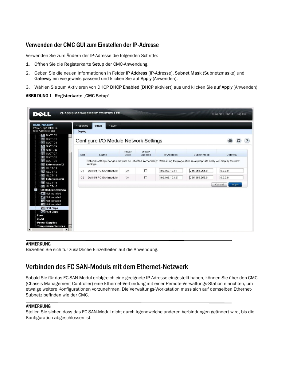 Dell POWEREDGE M1000E User Manual | Page 50 / 138