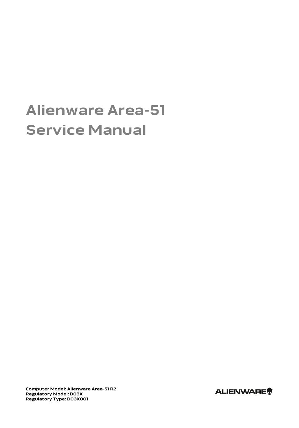 Dell Alienware Area 51 R2 (Late 2014) User Manual | 133 pages