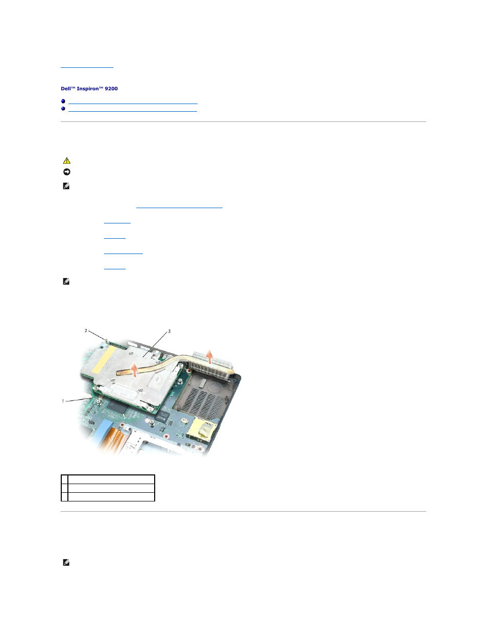 Video card and thermal cooling assembly | Dell Inspiron 9200 User Manual | Page 4 / 55