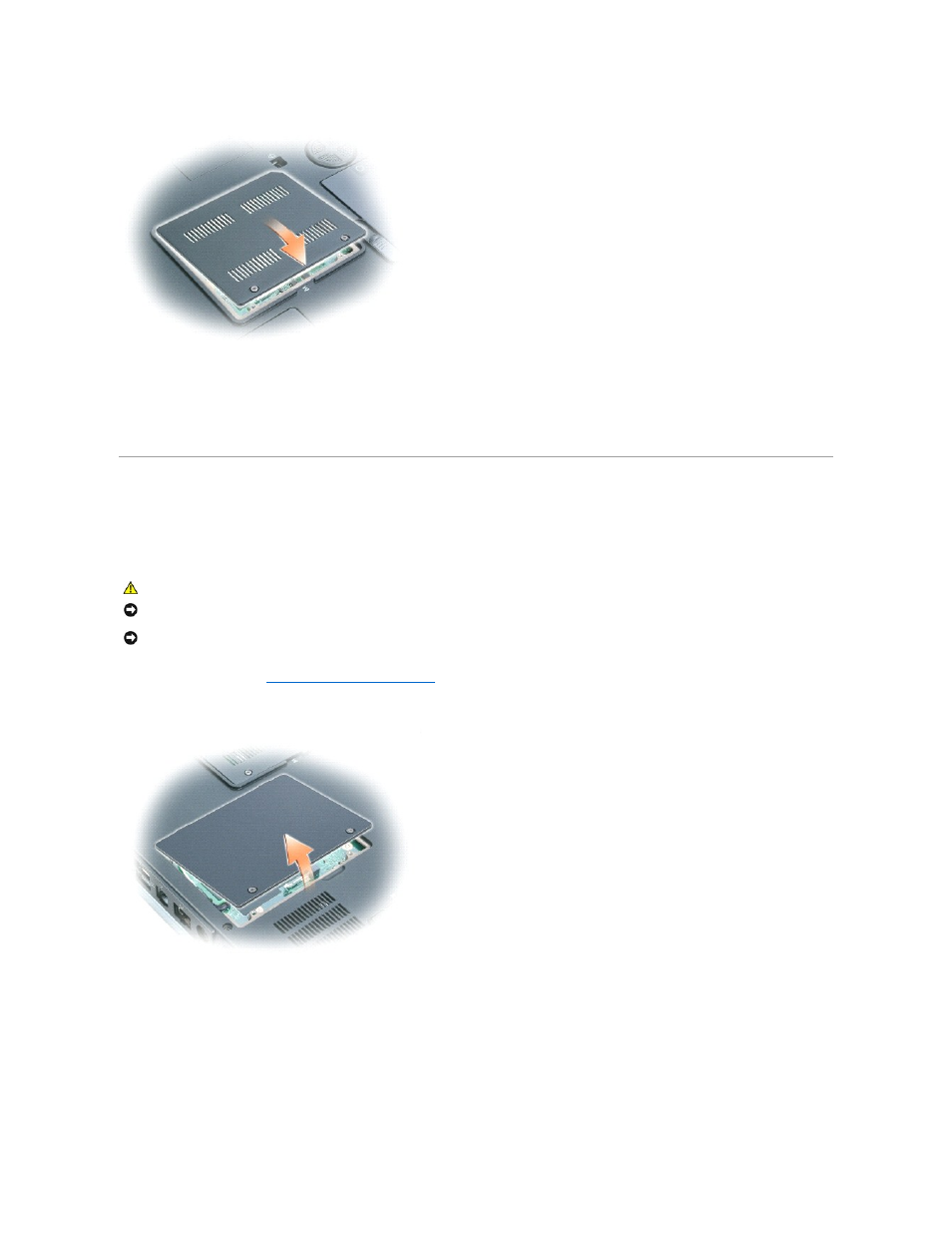 Modem, Removing the modem | Dell Inspiron 9200 User Manual | Page 44 / 55