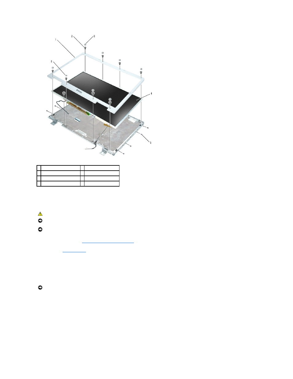 Removing the display bezel | Dell Inspiron 9200 User Manual | Page 50 / 55